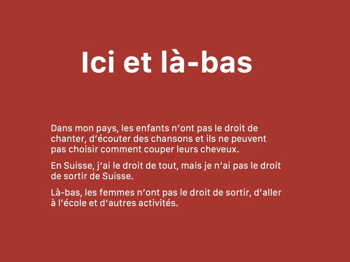 texte ici et là-bas